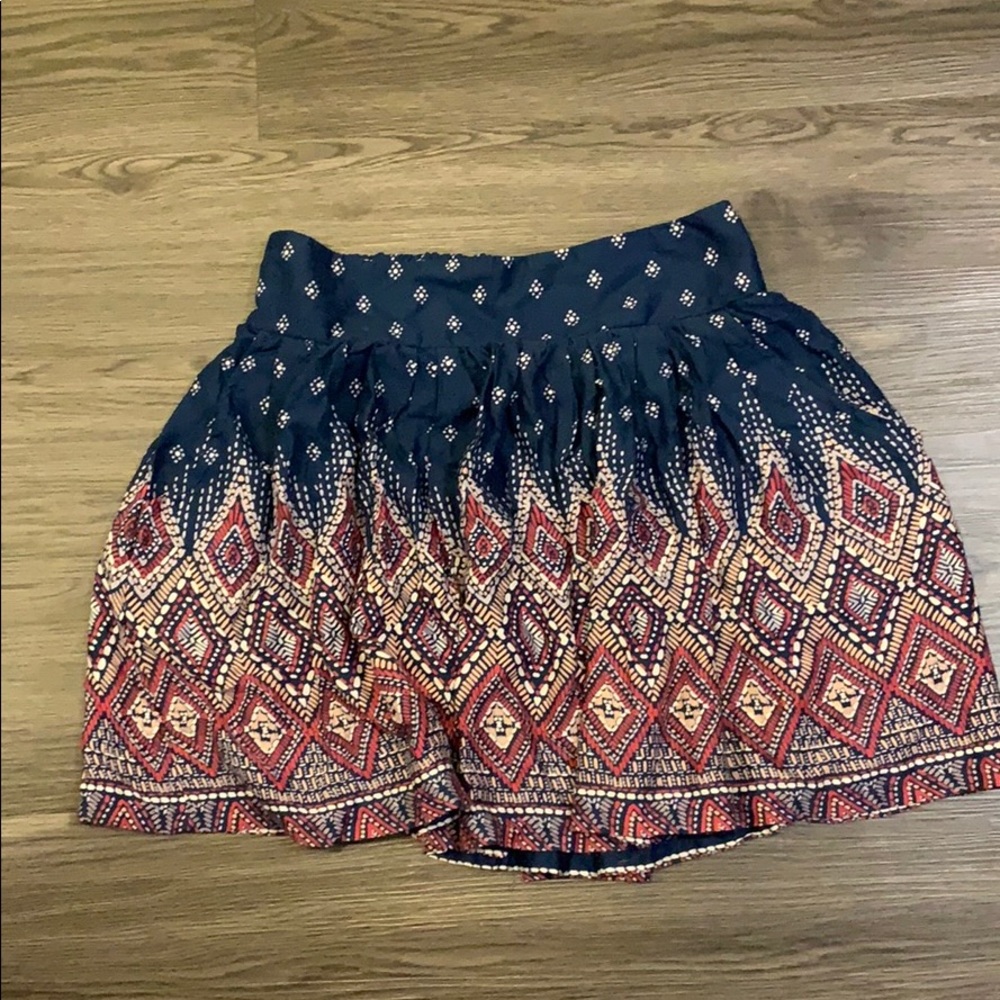 Aztec Pattern skirt W POCKETS!!!